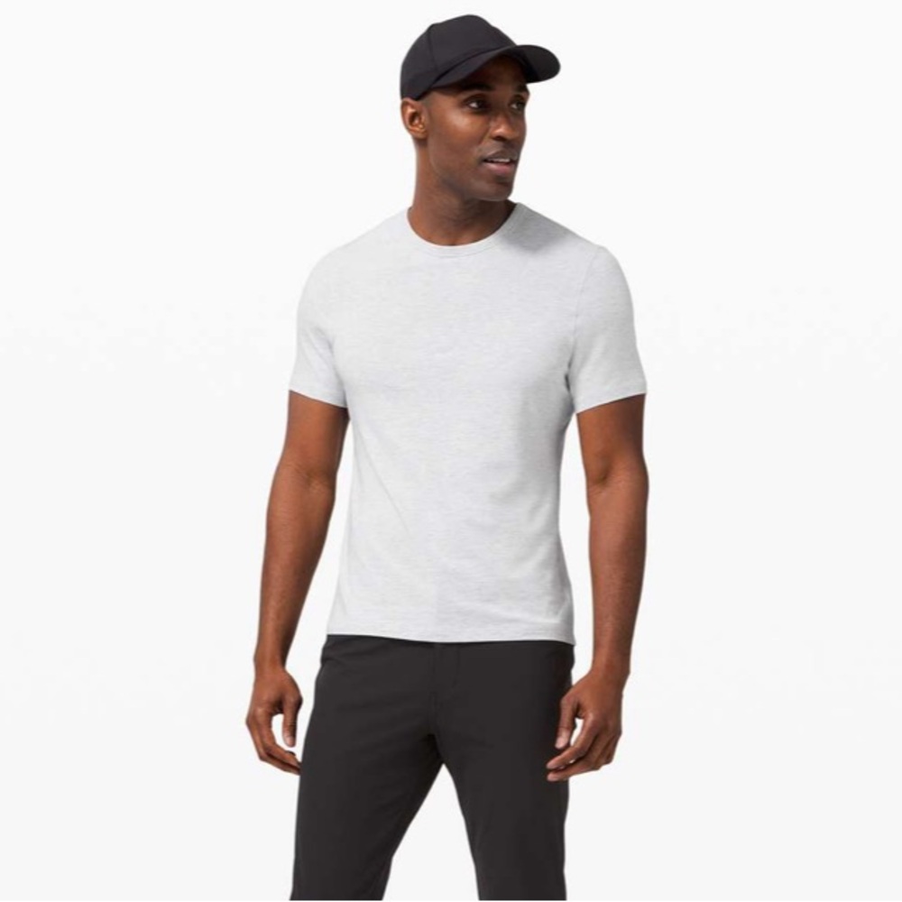 Lululemon 5 Year Basic Tee In Heathered Core Ultra Light Grey